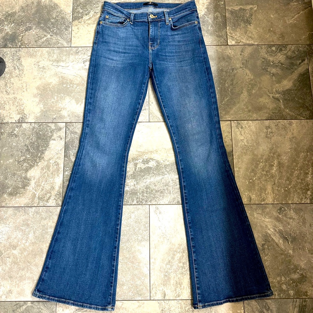 7 for all Mankind Ali Flare Women’s Denim Jeans 27